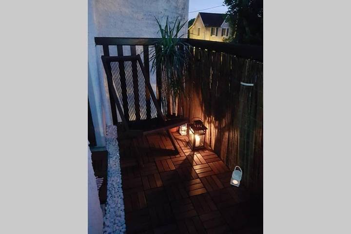 Appartement de vacances pour 2 personnes, avec Balcon ainsi que Terrasse et Vue