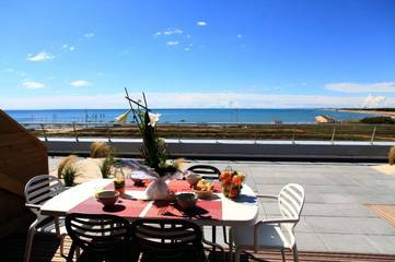 Gîte pour 6 personnes, avec terrasse et vue dans Sion-sur-l'Océan