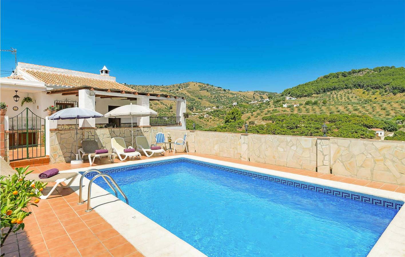 Villa für 4 Personen mit Terrasse in Frigiliana, Costa del Sol