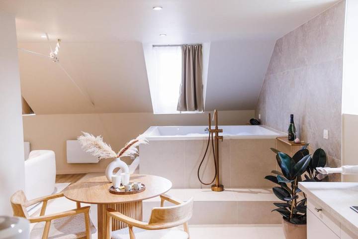 Gîte pour 2 personnes, avec jacuzzi ainsi que sauna et terrasse à Le Mans - 2