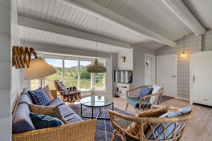 Ferienhaus mit Meerblick für 6 Personen, mit Balkon/Terrasse in Vejers Strand - 4