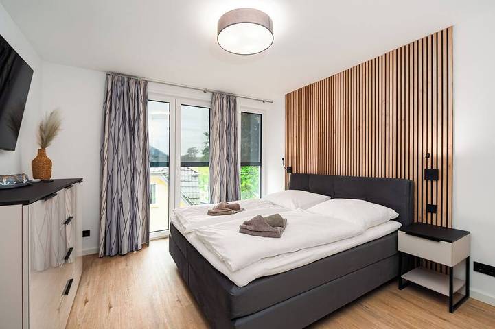 Appartement entier, Villa Stella Maris - Poseidon 136m² -Balcony-Balcony-Fireplace-Sauna-E-Charging station in Sellin, Région de Rügen