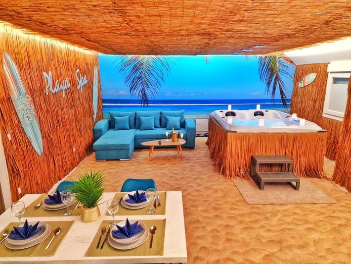 Appartement de vacances pour 4 personnes, avec jardin et jacuzzi, animaux acceptés