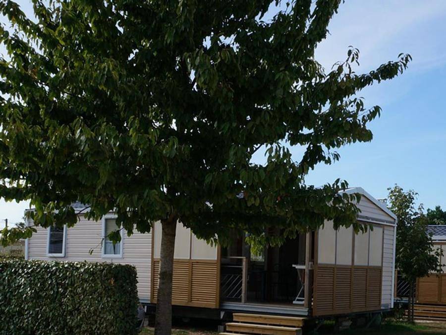 Camping de la Plage - Mobilhome 5 personnes - Confort avec Tv - 3 chambres in Fermanville, Région de Cherbourg