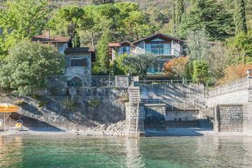 Cottage pour 6 personnes, avec jardin ainsi que vue et vue sur le lac, animaux acceptés à Oliveto Lario