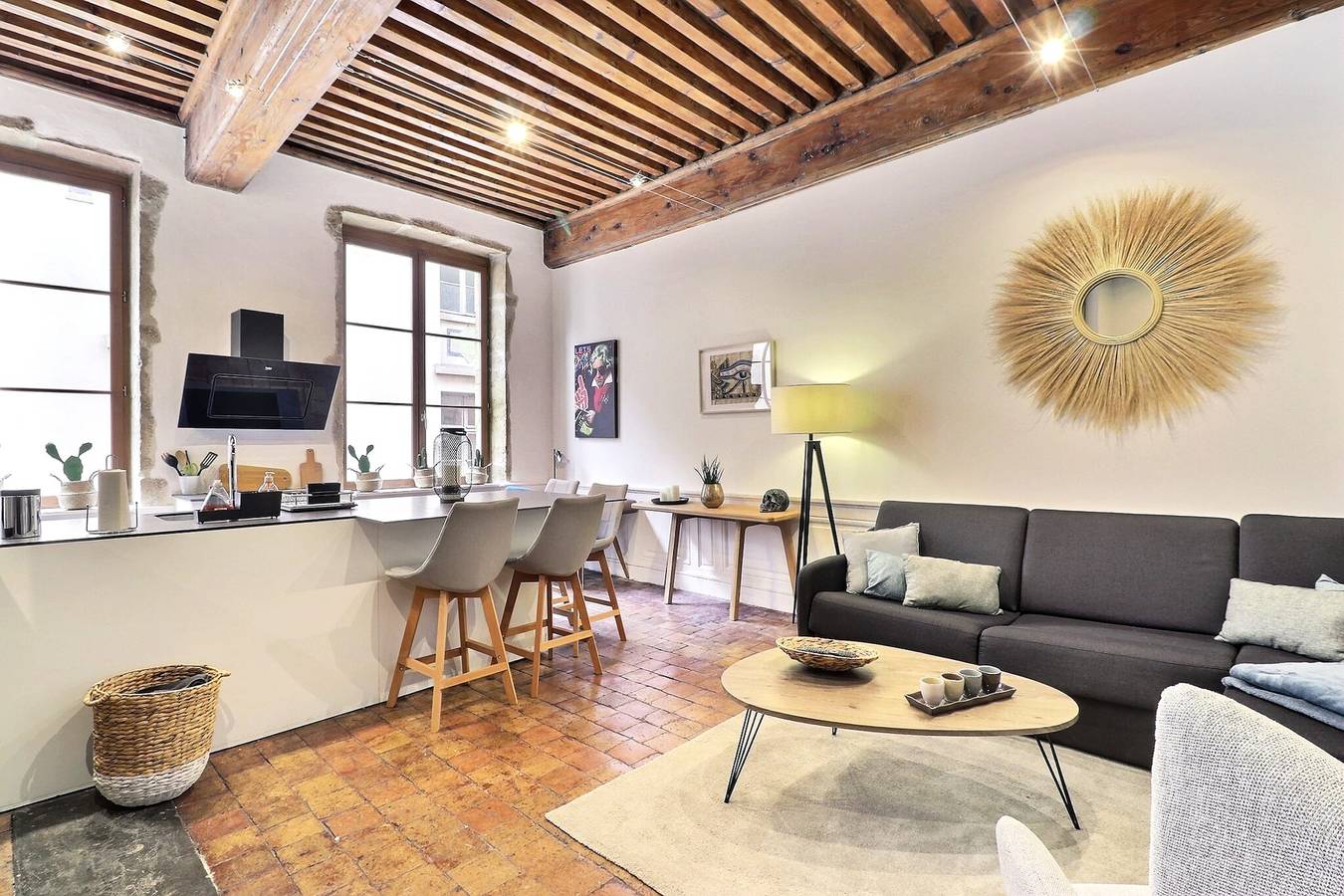 Geheel appartement, Vakantieappartement voor 4 personen in Fourvière, Lyon