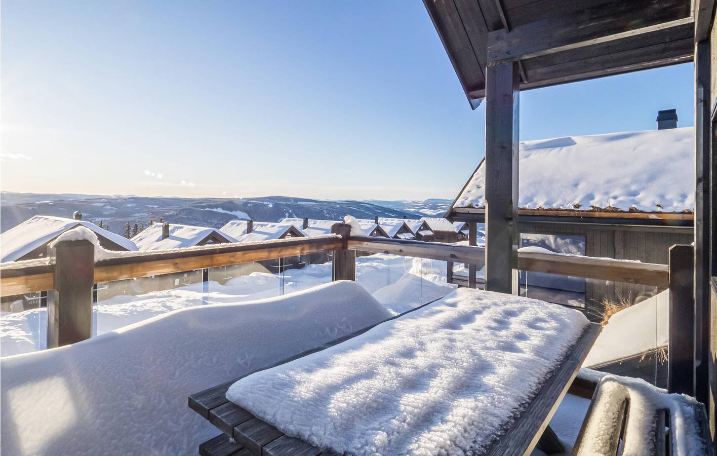 Ferienhaus für 9 Personen mit Terrasse in Hafjell, Øyer