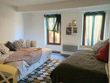 Chambre d’hôte pour 4 personnes, avec terrasse et vue dans Vallée des Merveilles