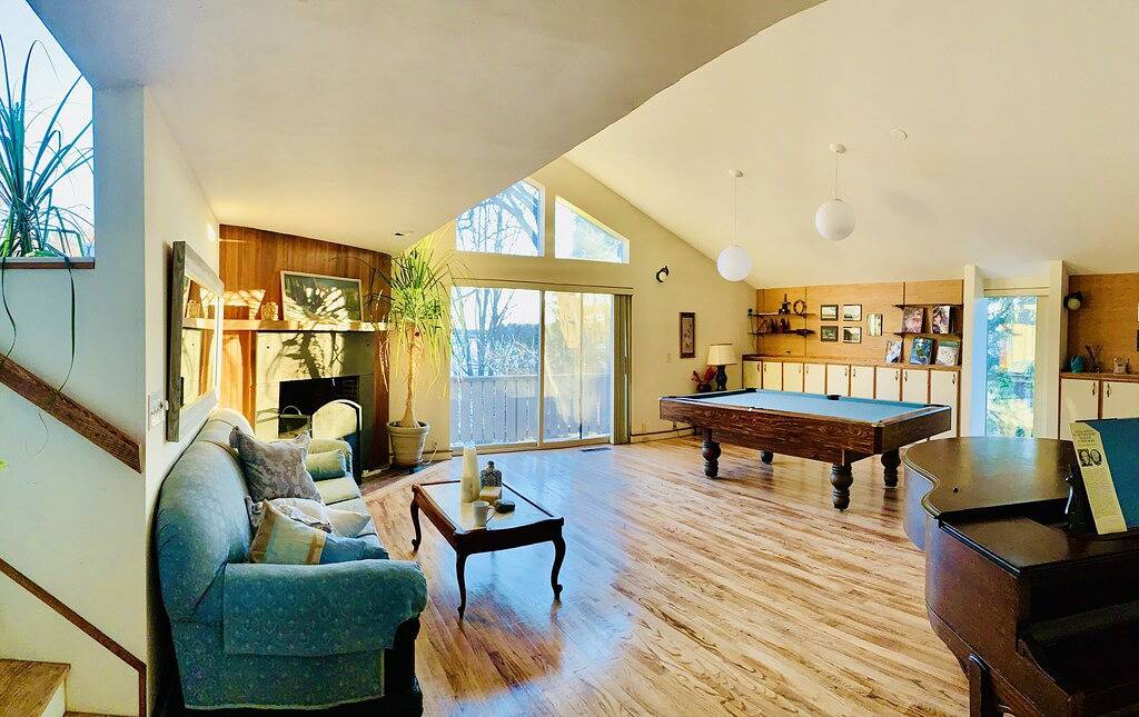 Panoramablick auf das Wasser nach Hause in Kittery, York County