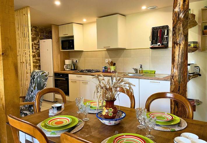 Gîte pour 5 personnes, avec jardin et terrasse dans Le Merzer
