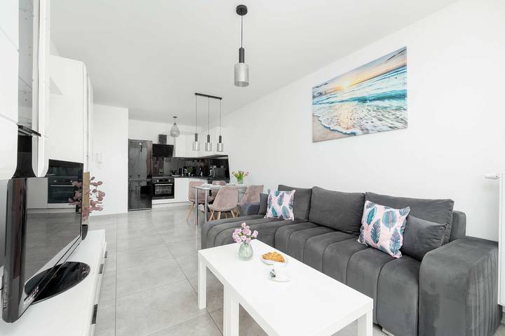 Ferienwohnung für 4 Personen, mit Balkon/Terrasse und Pool, kinderfreundlich in Kolberg