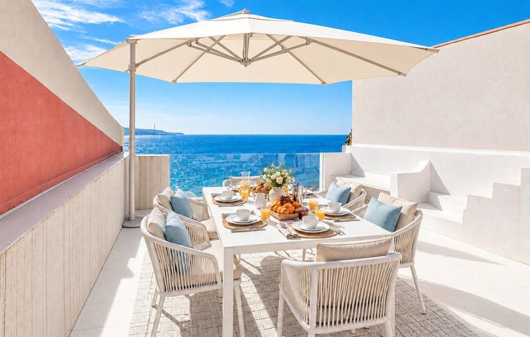 Appartamento per vacanze con vista mare - AC, Giardino, Cucina, Internet, Parcheggio in Lido Antares Beach, Scilla