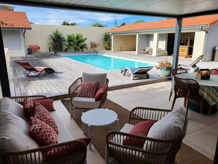 Villa pour 6 personnes, avec vue et piscine à Soulac-sur-Mer