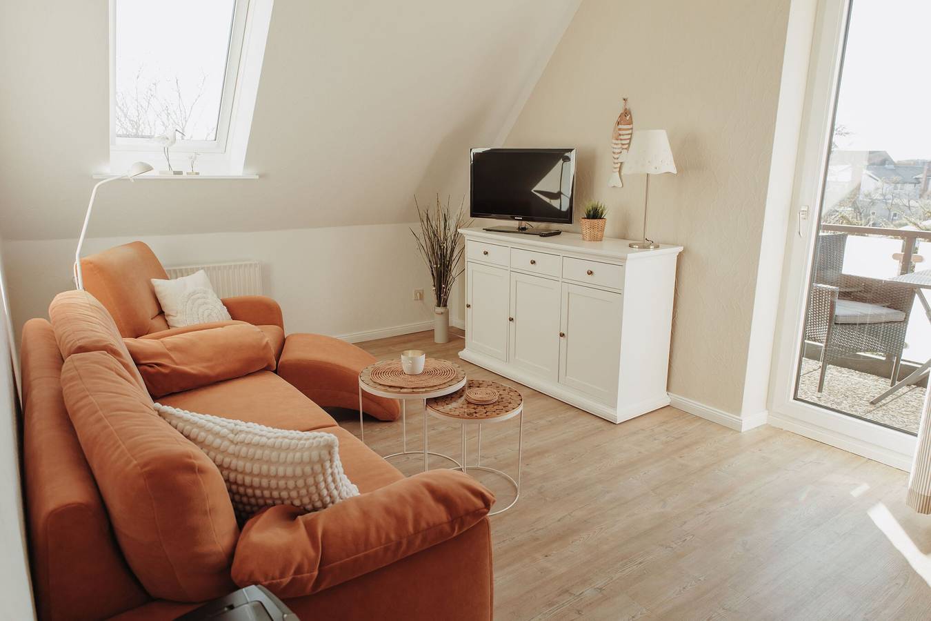 Ganze Wohnung, Ferienwohnung 'Gästehaus Bröcker Wohnung 8' mit Balkon und Wlan in Hafen Büsum, Büsum