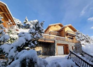 Chalet pour 10 personnes, avec terrasse et vue dans Auron