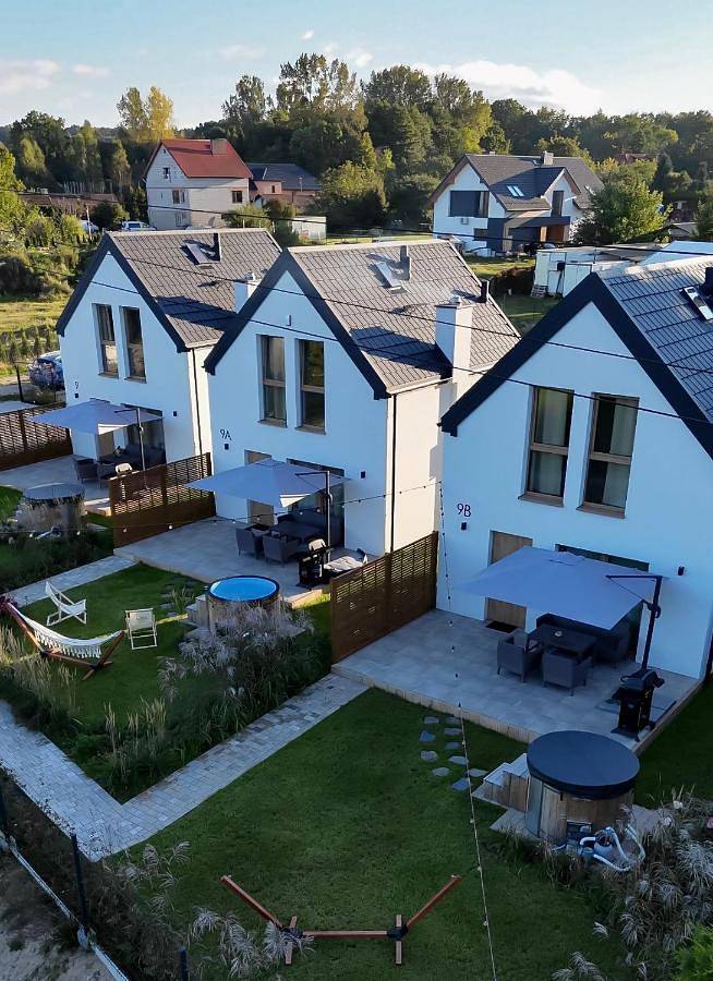 Ferienhaus für 5 Personen, mit Terrasse und Whirlpool sowie Garten und Sauna in Sassin