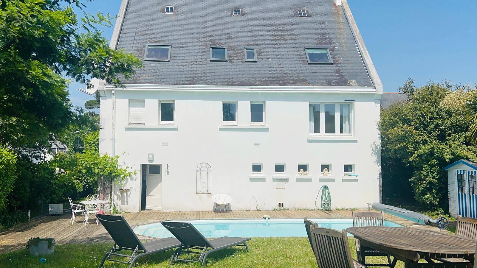 La Parenthèse Océane – Piscina privada, jardín y Wi-Fi cerca de la playa in Le Cabellou, Concarneau