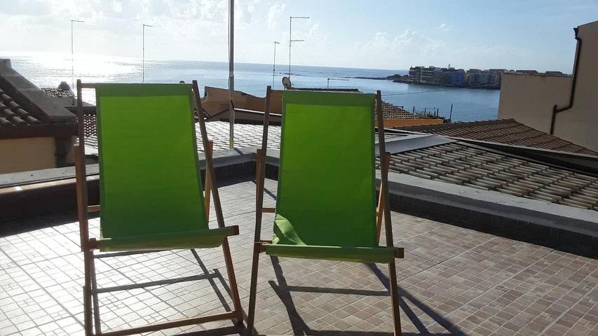 Maison de vacances pour 10 personnes, avec Balcon ainsi que Terrasse et Vue à Augusta (Sicile)