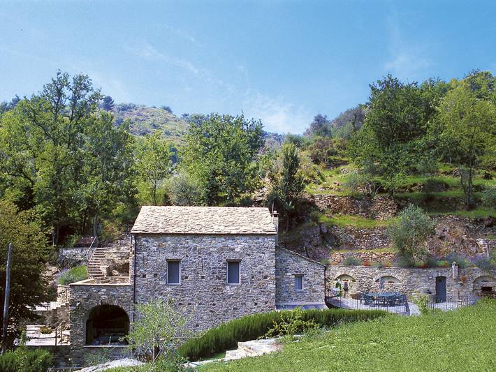 Ferienhaus für 9 Personen, mit Ausblick und Garten sowie Terrasse
