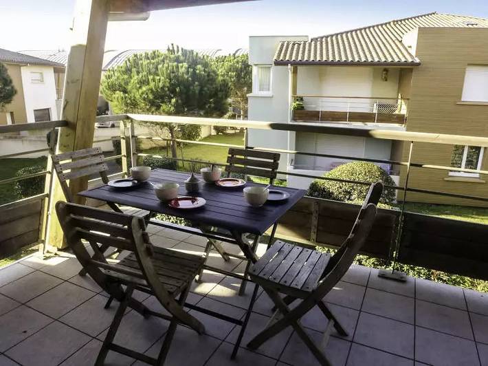 Gîte pour 4 personnes, avec terrasse dans Plage De La Piste Capbreton
