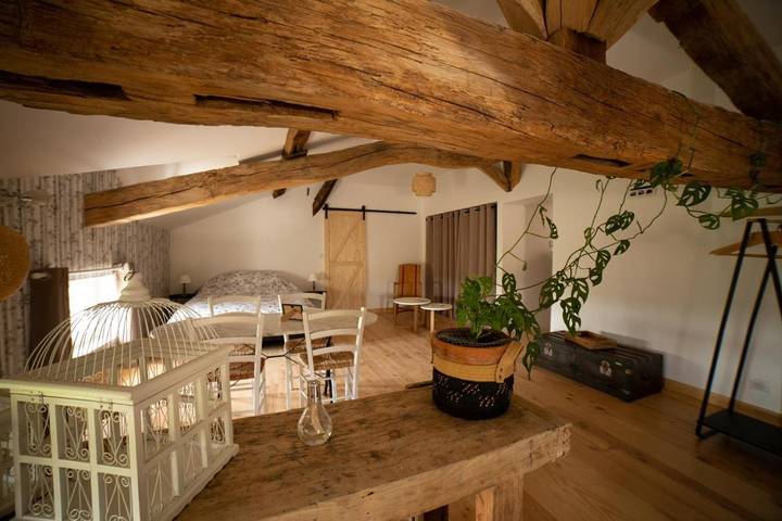 Location de vacances pour 4 personnes, avec jardin et vue ainsi que piscine et terrasse à Saint-Jean-de-Thurac - 3