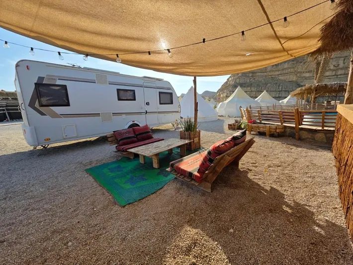Camping pour 6 personnes, avec vue et jardin - 1