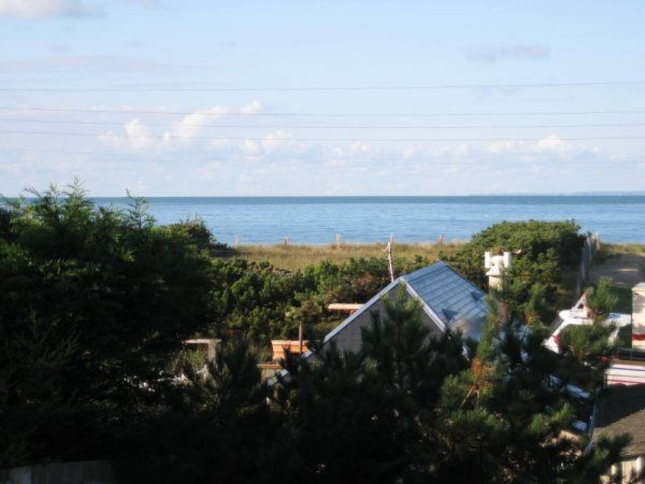 Robinson-Villa mit Meerblick, 50m vom Strand entfernt in Denneville, Coutances und Umgebung