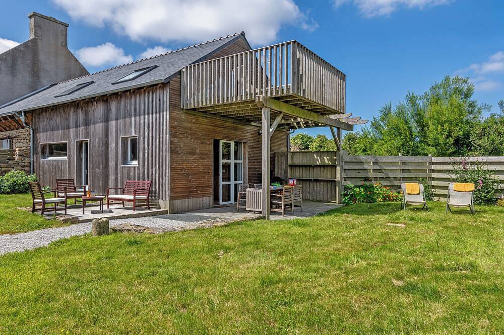 4*Häuschen in der Nähe des Meeres in der ruhigen Landschaft.Kostenlose Fahrräder in Goulven, Brest und Umgebung