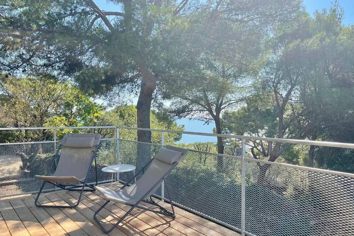 Maison de vacances pour 4 personnes, avec jardin ainsi que vue sur le lac et vue