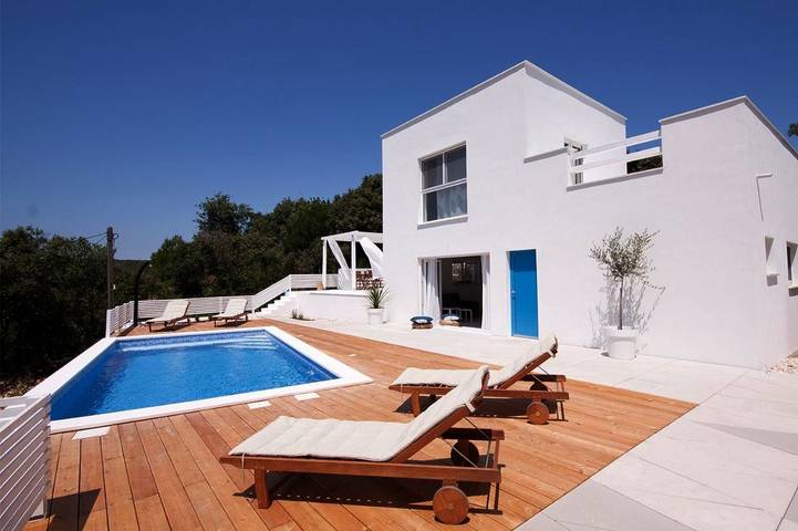 Villa pour 6 personnes, avec jardin ainsi que vue et piscine à Sali