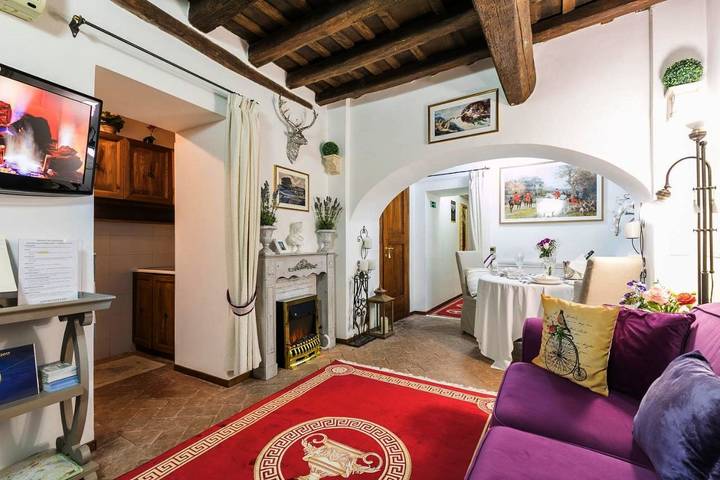 Vakantiehuis voor 3 personen, met terras en uitzicht in Rome