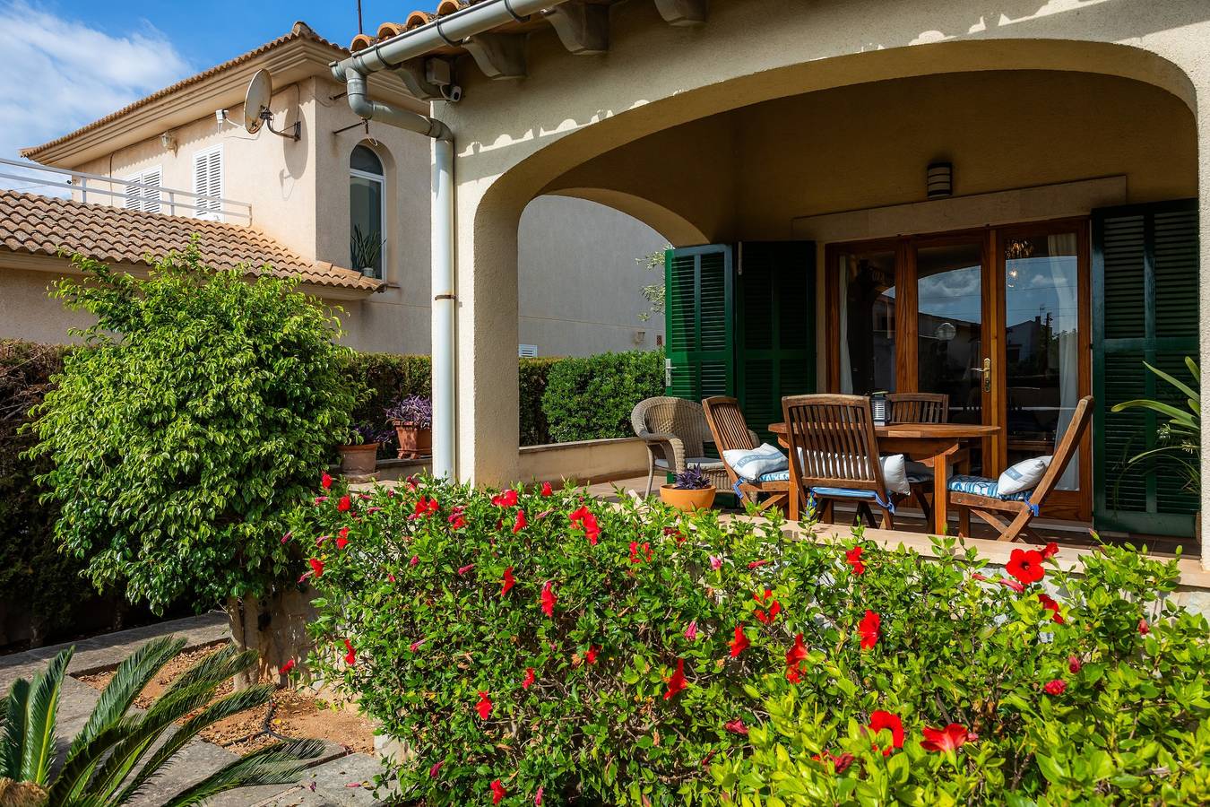 Casa Vacacional Llagosta 31 en Sa Ràpita, muy cerca al mar con terraza y jardín privado y Wi-Fi in Sa Ràpita, Campos