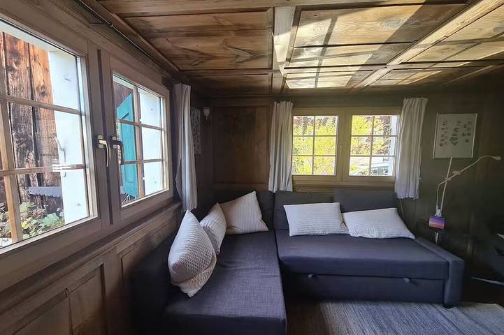 Chalet für 6 Personen, mit Garten und Balkon in Grüsch