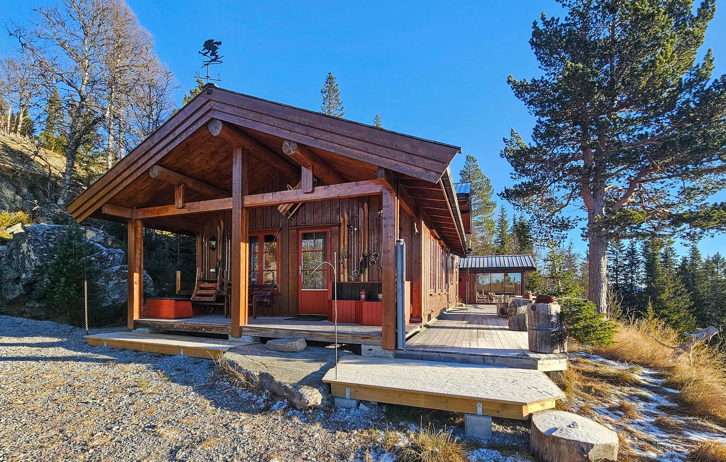 Maison de vacances pour 8 personnes avec vue in Tinn