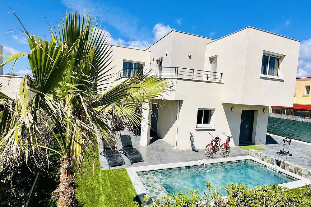 Villa pour 10 Personnes dans Sète, Région de Montpellier