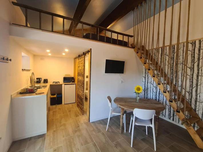 Gîte pour 4 personnes, avec terrasse et jacuzzi à Chassiecq