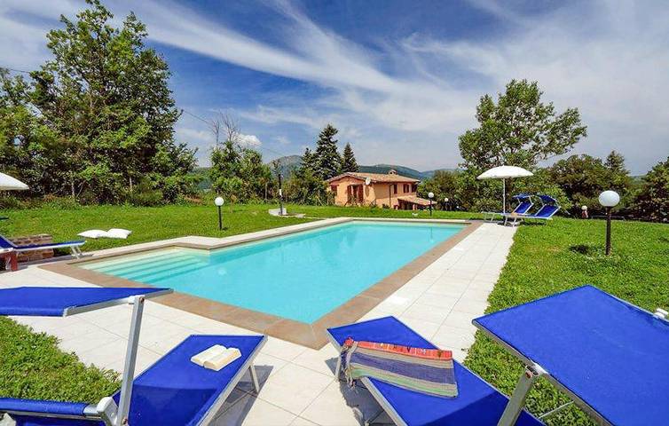 Ferienhaus für 6 Personen mit Pool in Pievebovigliana, Valfornace