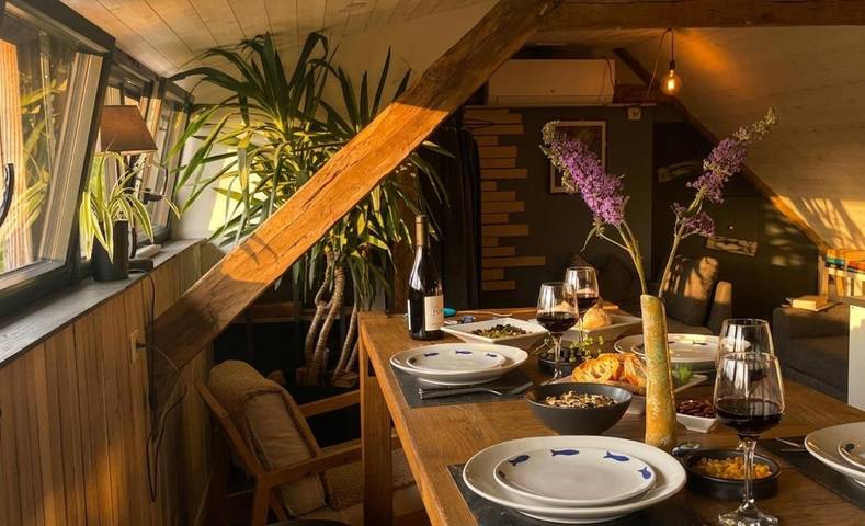 Gîte pour 5 personnes, avec jardin et vue à Saint-Cernin-de-Larche - 4