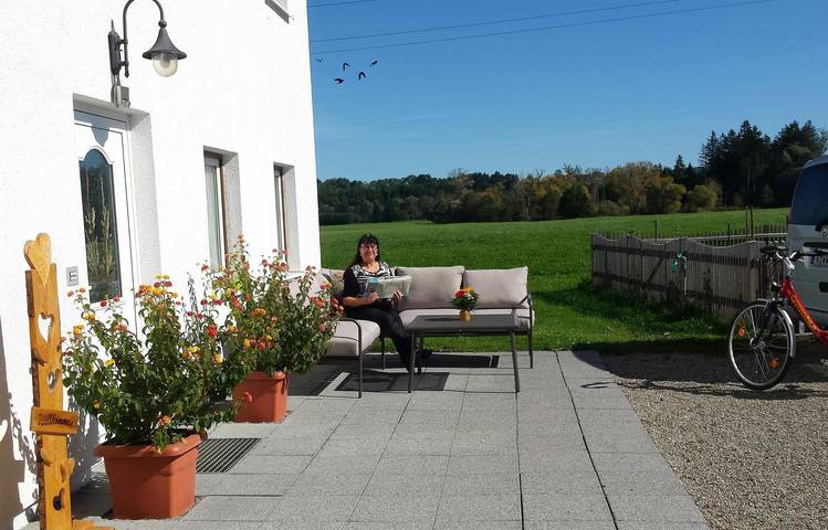 Ferienwohnung für 2 Personen, mit Terrasse und Garten in Altusried
