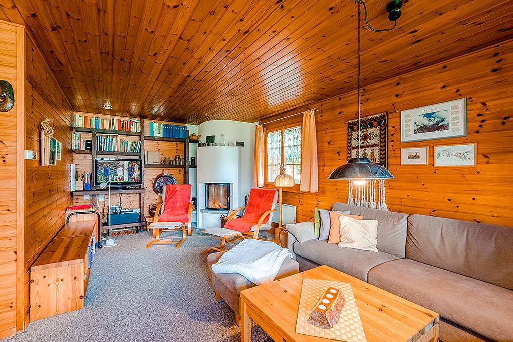 Vakantiehuis voor 6 personen met uitzicht in Unterbäch, Walliser Alpen