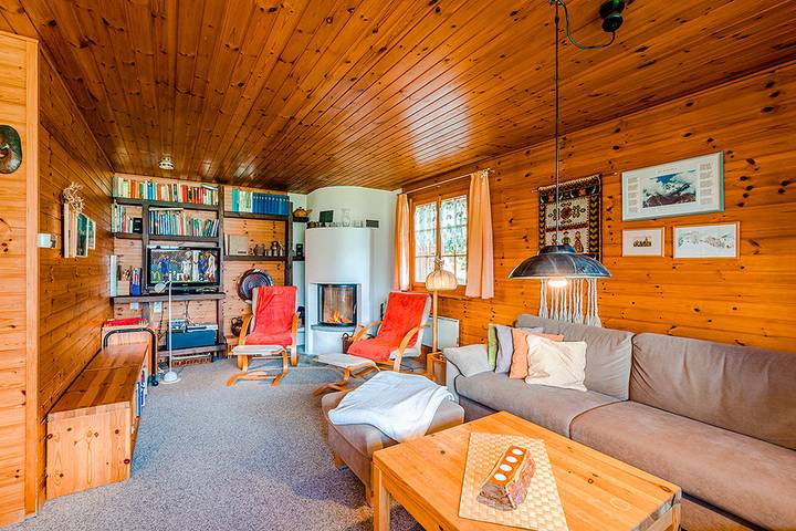 Ferienhaus für 6 Personen, mit Terrasse und Sauna sowie Ausblick in der Schweiz - 3