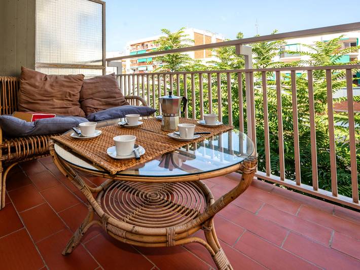 Location de vacances pour 6 personnes, avec Balcon à Pineda de Mar