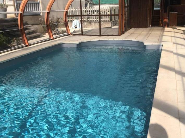 Maison de vacances pour 5 personnes, avec piscine et jardin