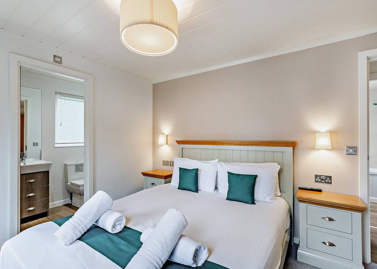 Deluxe 3 Lodge, slps 6, ensuite, decking in Camber Sands, Camber
