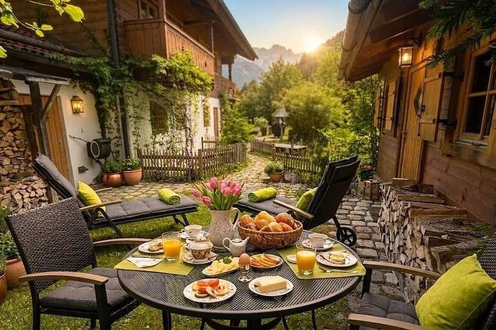Hütte für 2 Personen, mit Whirlpool und Garten sowie Sauna am Schliersee - 3