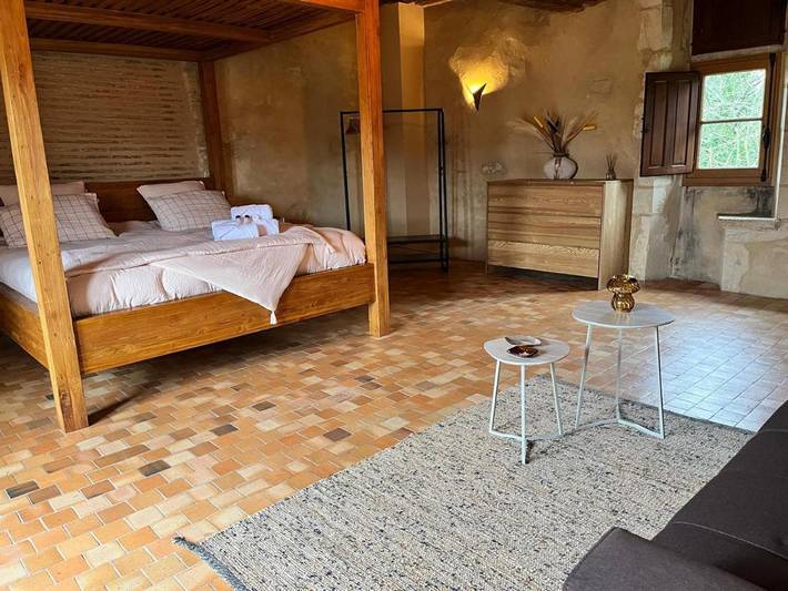 Chambre d’hôte pour 4 personnes, avec terrasse ainsi que jacuzzi et jardin à Durtal - 2