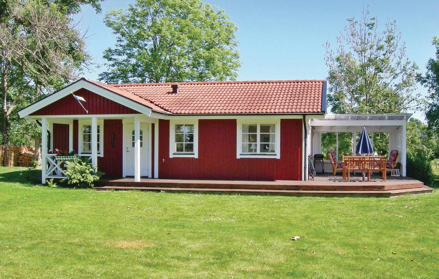 Feriehus for 5 personer med terrasse in Norra Sandsjö distrikt, Jönköpings län