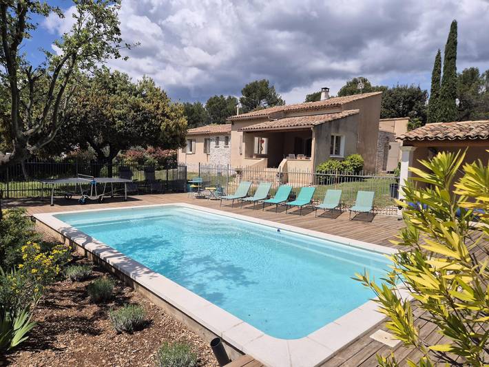 Gîte pour 8 personnes, avec piscine, animaux acceptés