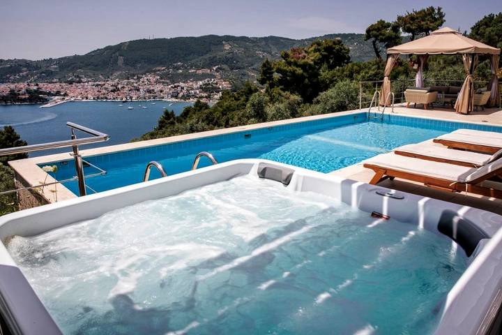 Villa mit pool für 4 Personen, mit Garten und Pool sowie Whirlpool auf Skiathos - 4