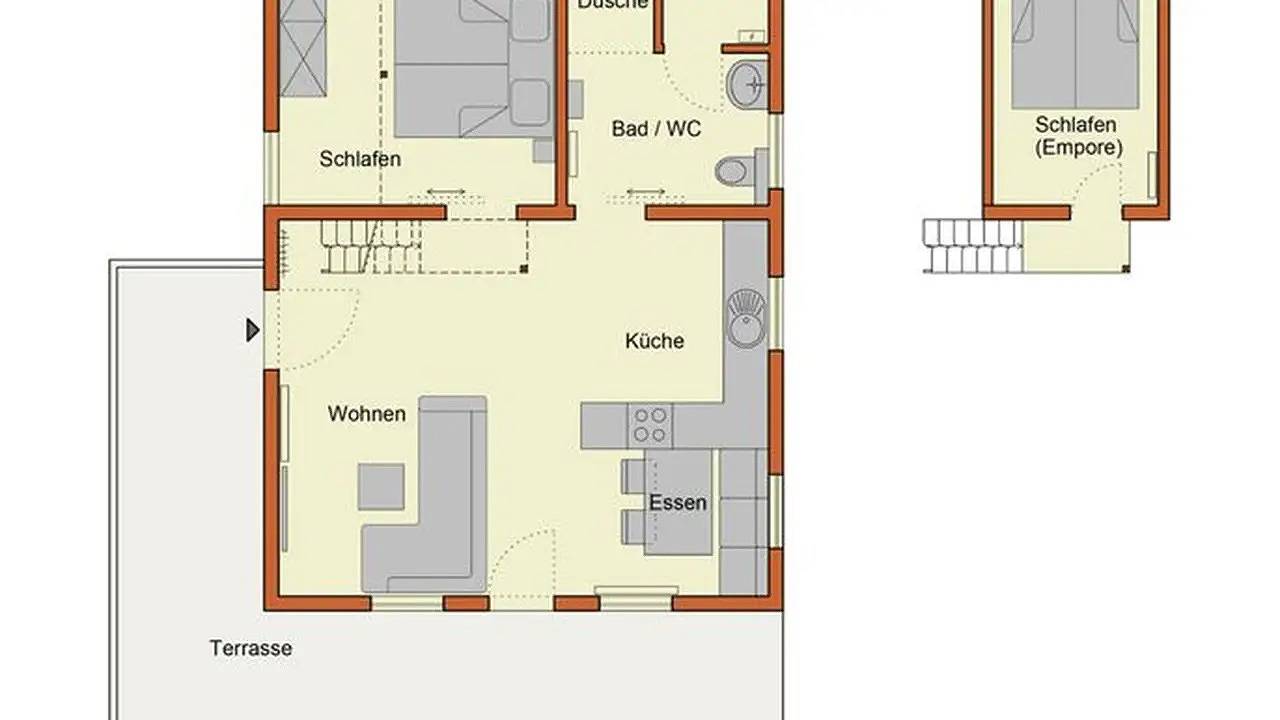 Ferienhaus für 4 Personen (53 m²) in Glowe in Hauptstrand Glowe, Glowe
